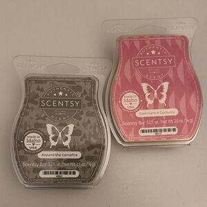 Scentsy Scent Bars - Pink Cashmere & Gray Campfire